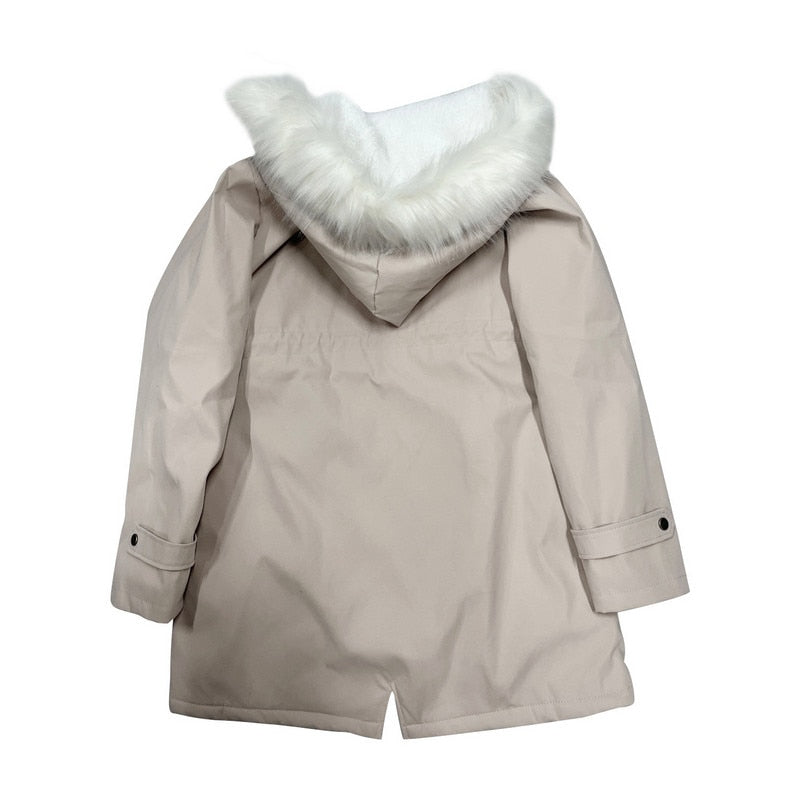 Women Winter Hooded Coat