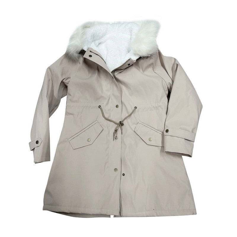 Women Winter Hooded Coat