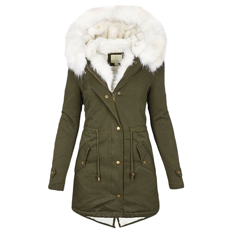 Women Winter Hooded Coat